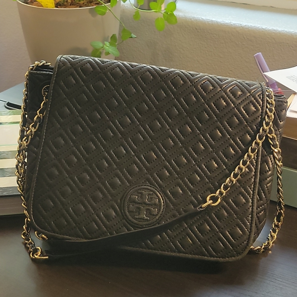 Tori Burch Quilted Marion shoulder & crossbody bag